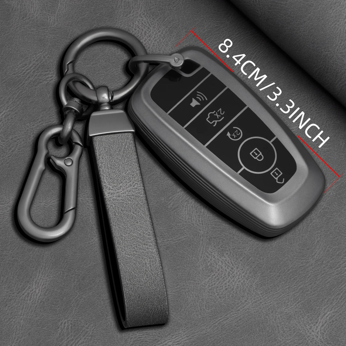 TPU Car Key Fob Cover for Lincoln Continental, MKC, MKZ, MKX, Navigator, Z, Nautilus, Aviator & Corsair; Mondeo – 2017–2022