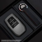 Black Warrior-Style TPU Car Key Fob Cover for Toyota Corolla SE (2023), Camry 50/55, TLC200, Yaris, Land Cruiser Prado 150 & RAV4