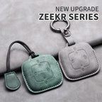 Leather Smart Remote Key Cover Compatible with ZEEKR 7X, 001, 007, 009, 2024, 2025