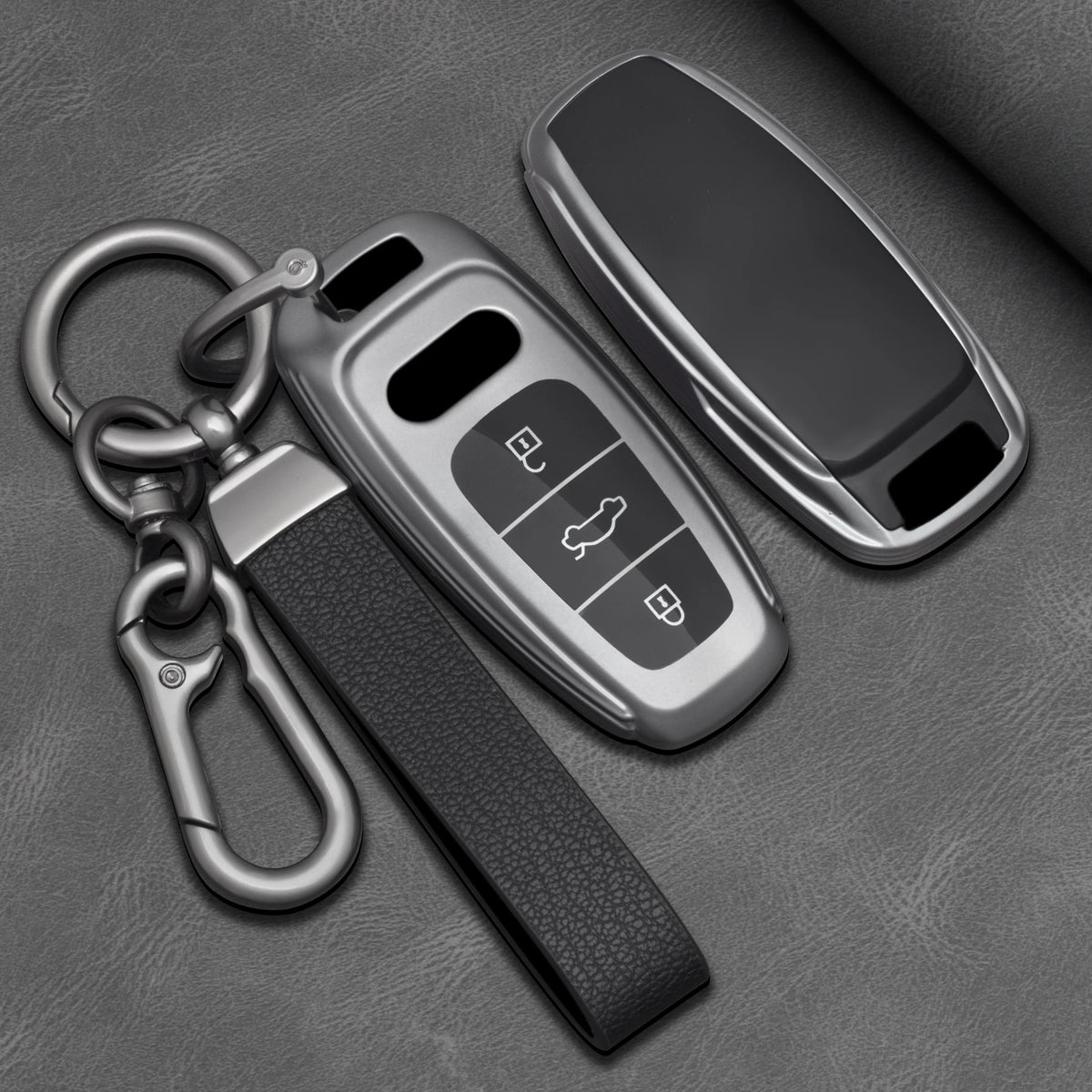 TPU Car Key Fob Cover for Audi A3, A4 B9, A6, A7, A8, e-tron, Q5, Q8 & SQ8 – 4K, C8, D5