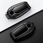 LED Display Key Cover Compatible with BMW G30 G12 G11 G32 G31 5 7 Series i8 I12 I15 G01 X3 X4 G02 G05 X5 G07 X7 – Carbon Fiber Style