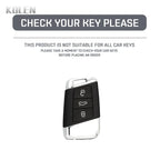 Car Key Cover Compatible with Volkswagen (VW) Passat B8 Magotan; Skoda Superb A7 Kodiaq; SEAT – Carbon Fiber Style