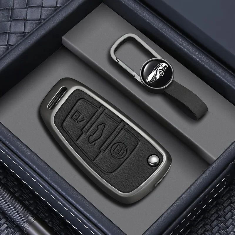 Zinc Alloy Car Key Fob Cover for Audi A1, A3, A6, A6L, Q2, Q3, Q7, TTS, R8, S6 & RS3