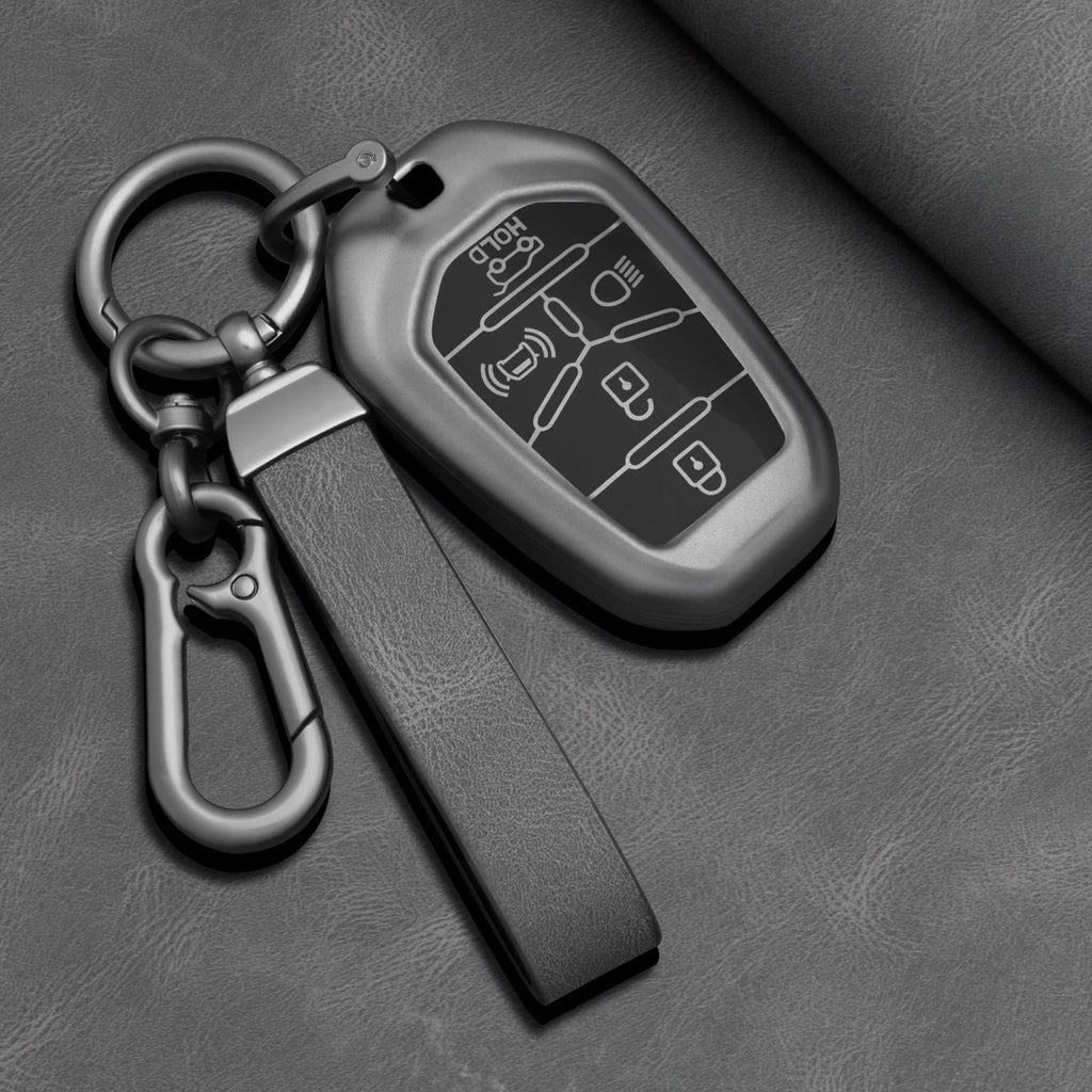 TPU Car Key Fob Cover for SsangYong Rexton Y400, Y450 & G4 – 5 Buttons