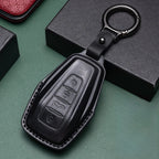Genuine Leather Car Key Cover Compatible with Geely Galaxy L7, 24, L6 MAX, 1.5T, Plus, AIR, PRO, Galaxy L7max, E8, E5