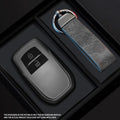 Black Warrior-Style TPU Car Key Fob Cover for Toyota Corolla SE (2023), Camry 50/55, TLC200, Yaris, Land Cruiser Prado 150 & RAV4