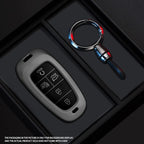 Black Warrior-Style TPU Car Key Fob Cover for Hyundai Sonata SEL, EV6, EV8, IONIQ 5, Nexo, Fe, Tucson & Staria – DN8 – 5/8 Buttons