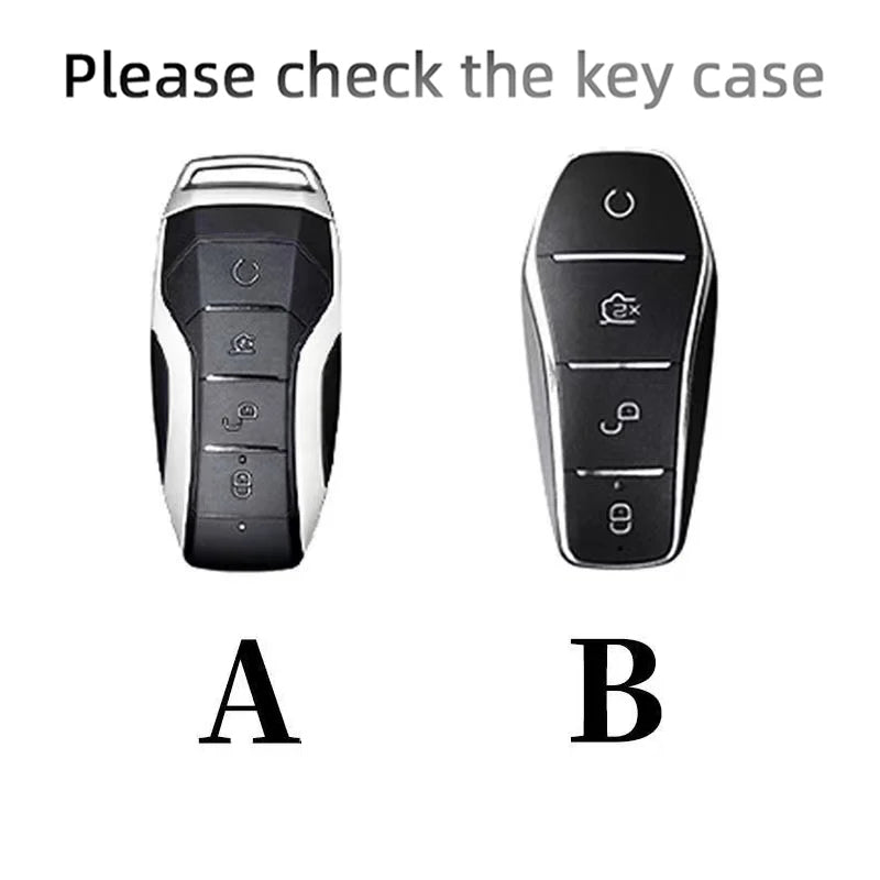 Suede Keyless Car Key Cover Compatible with BYD Song Plus, Atto 3, Han EV, Yuan, Tang DM, 2018, Qin, Seal, Dolphin, E2