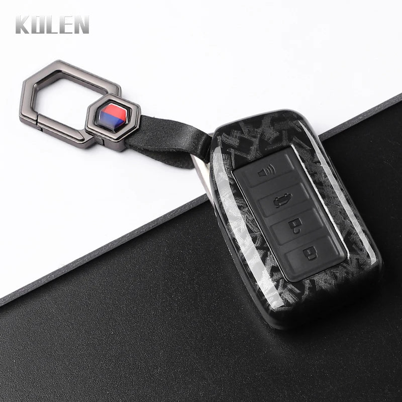 Car Key Cover Compatible with Lexus NX IS RX ES GX LX LS UX GS 200 260 300 350 RX350 ES300 NX200 NX300 – Carbon Fiber Style