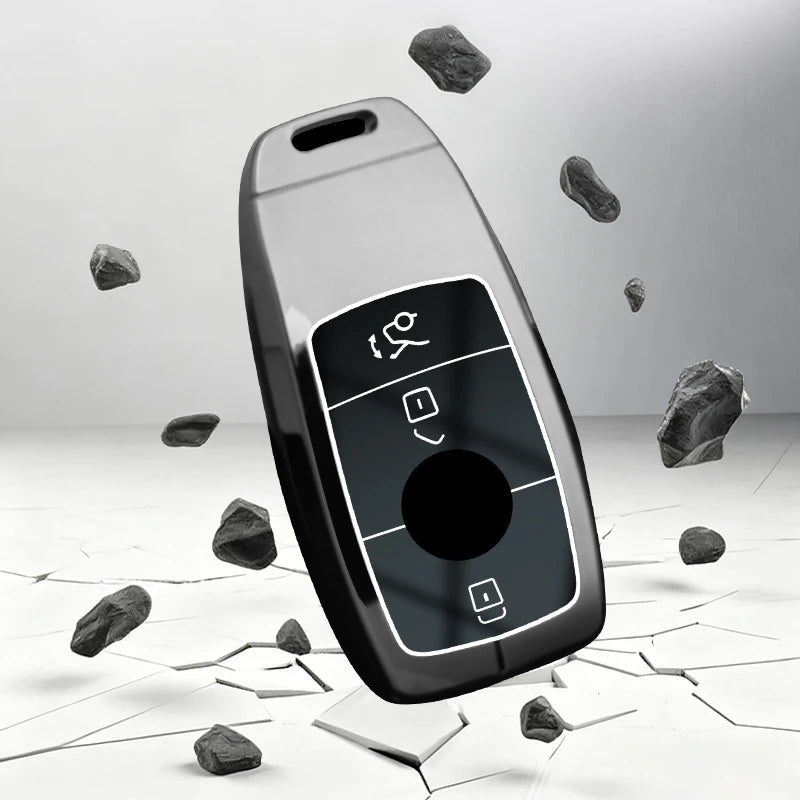 Car Key Fob Cover for Mercedes-Benz A, C, E, S & G-Class, CLA, GLE, GLB, GLS & AMG – W177, W205, W213, X167, W222