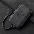Suede Car Key Cover Compatible with Renault Koleos, Kadjar, Clio, Captur, Megane, Talisman, Espace, Zoe, Scenic 4, Arkana; Dacia Sandero