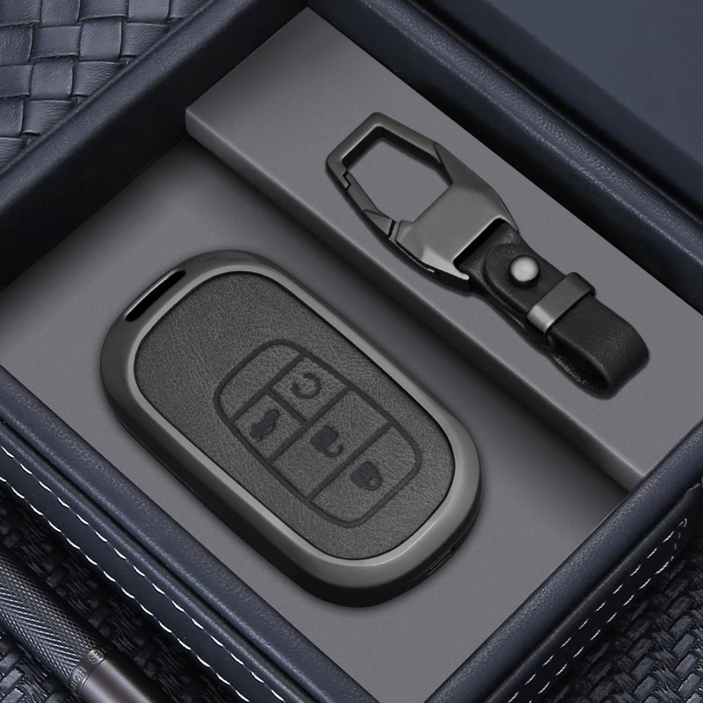 Zinc Alloy Car Key Fob Cover for Honda CR-V, Fit, Civic, Accord, HR-V, City, Odyssey & XR-V – 2/3/4 Buttons