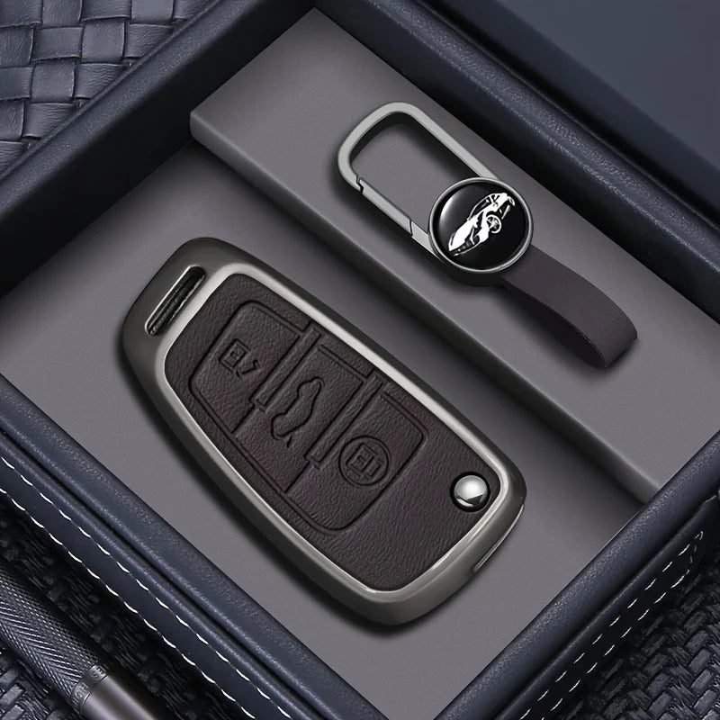 Zinc Alloy Car Key Fob Cover for Audi A1, A3, A6, A6L, Q2, Q3, Q7, TTS, R8, S6 & RS3