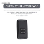 Car Key Cover Compatible with Renault Koleos Captur Kadjar Megane Clio Scenic Talisman Arkana Zoe; Dacia Sandero – Carbon Fiber Style