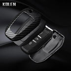 Car Key Cover Compatible with Peugeot 2008 3008 4008 5008 308 408 508; Citroen C1 C2 C4 C6 C3-XR Picasso Grand DS3 DS5 – Carbon Fiber Style