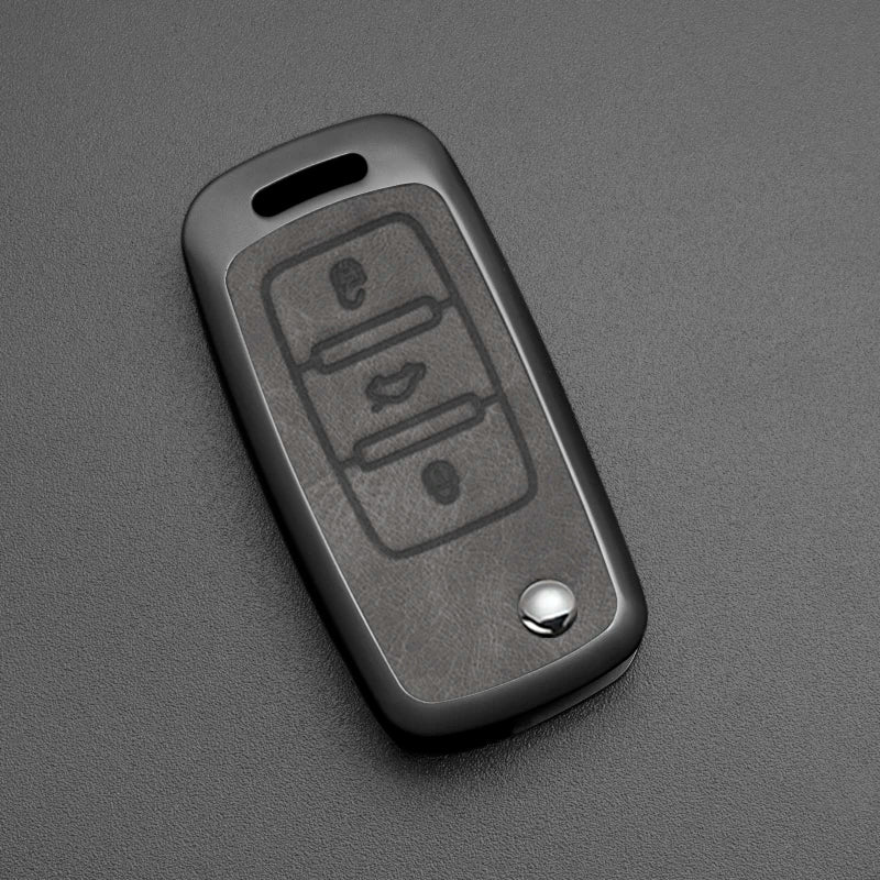 Zinc Alloy Car Key Fob Cover for Volkswagen Polo, Tiguan, Passat, Golf 4/5/6 MK6, Jetta & Lavida; Skoda Octavia; SEAT – B5, B6, B7