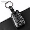 Car Key Cover Compatible with Volkswagen (VW) Passat B8 Magotan; Skoda Superb A7 Kodiaq; SEAT – Carbon Fiber Style