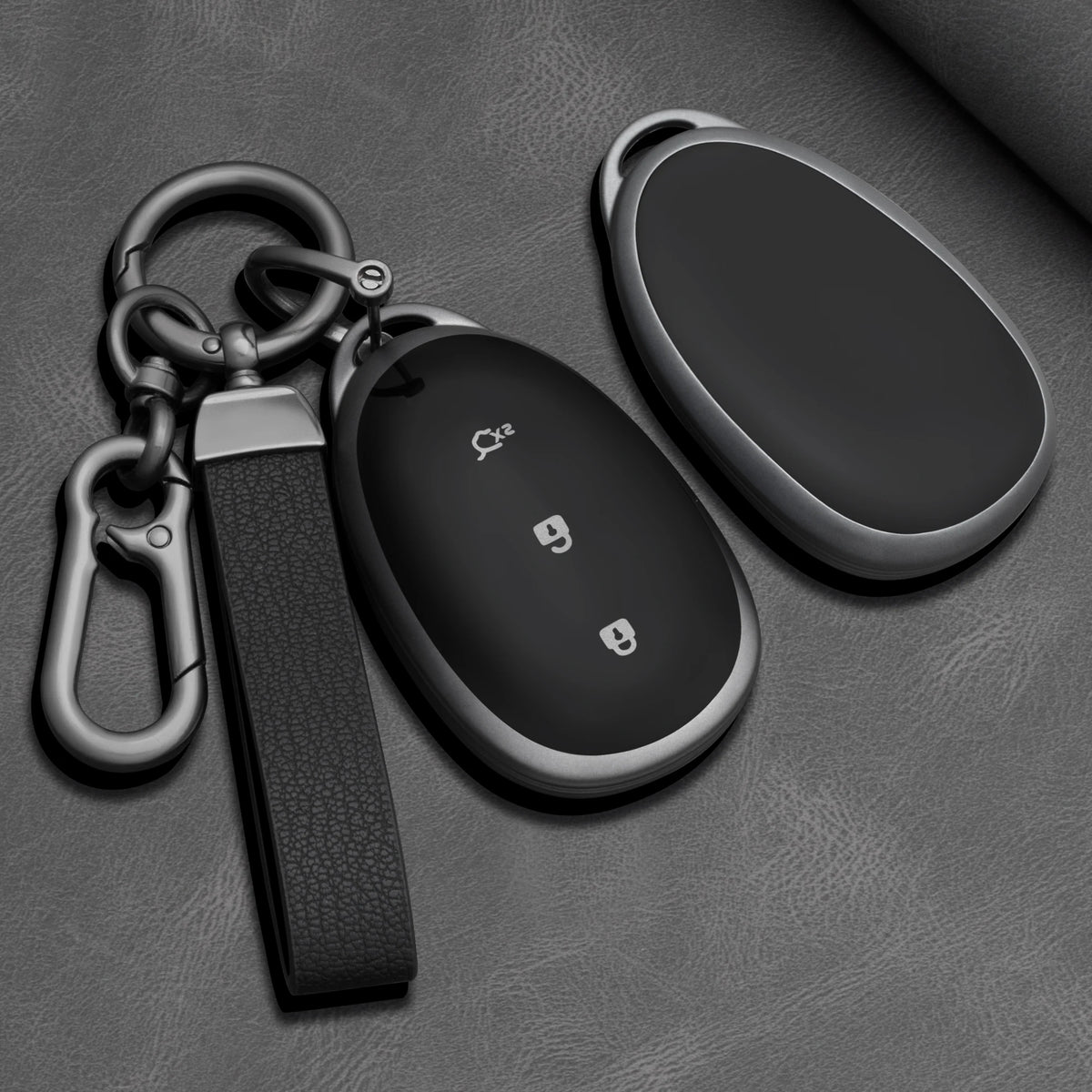 TPU Car Key Fob Cover for Changan Qiyuan NEVO A07, A05, Q07, Q05, A06 & E07 – Premium Gray