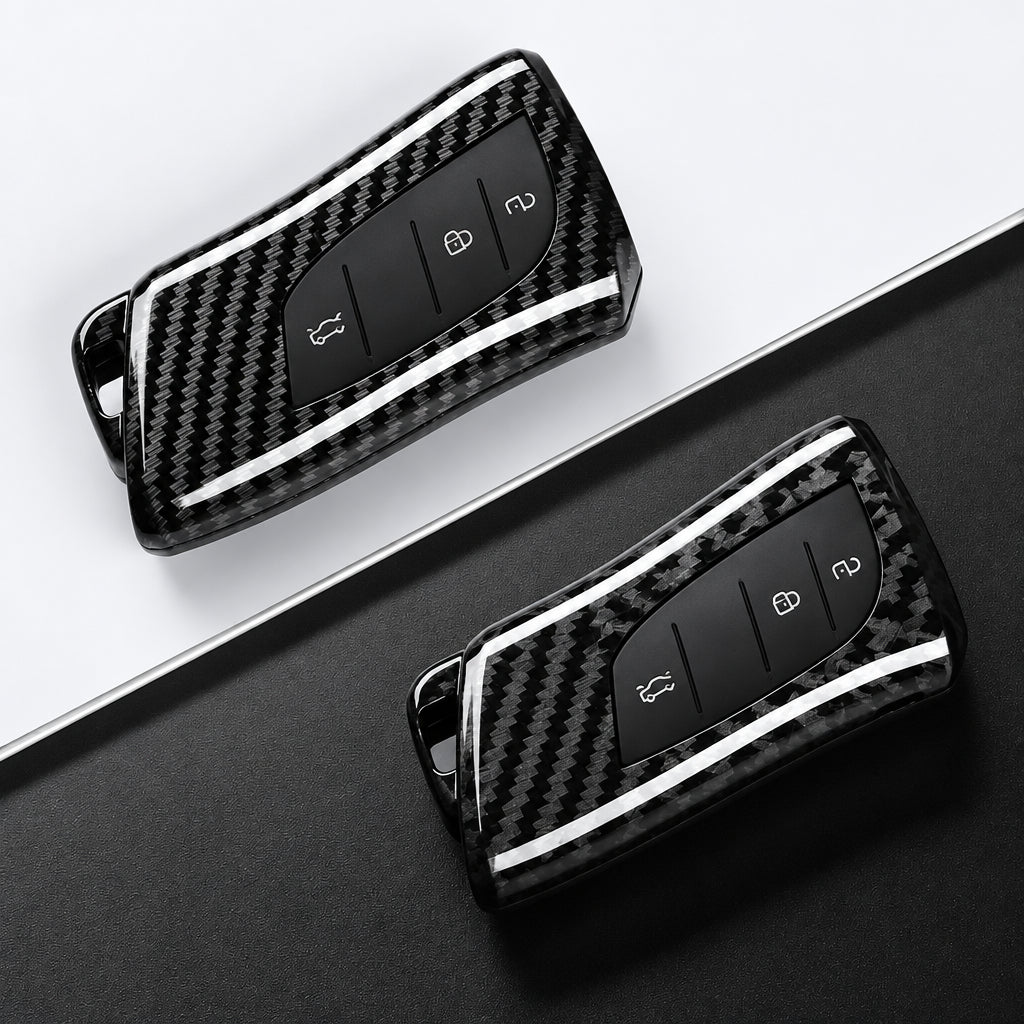 Car Key Cover Compatible with Lexus NX ES UX US RC LX GX IS RX 200 250h 350h LS 450h 260h 300h UX200 – Carbon Fiber Style