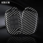 Car Key Cover Compatible with Hyundai ix35 ix45 ix25 i10 i20 i30 HB20 Sonata Verna Solaris Santa Elantra Mistra – Carbon Fiber Style