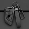 Alloy-Style Car Key Fob Cover for BMW X1, X3, X4, X5, X6, 118i, 218i, 320i, 520 & 525 – F15, F16, F30, F39, F48, G30, G11