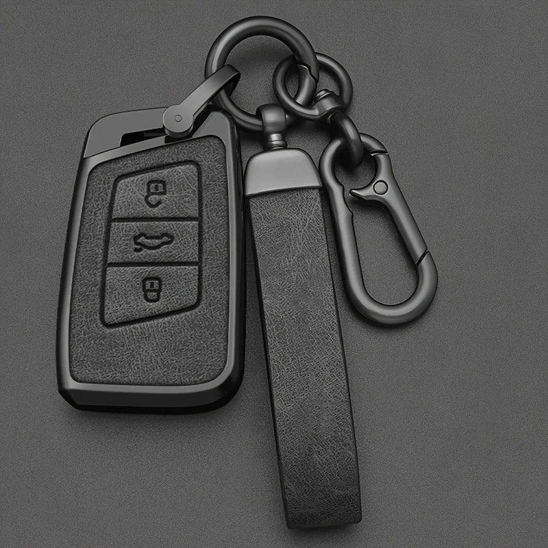 Zinc Alloy Car Key Fob Cover for Volkswagen Passat & Jetta; Skoda Superb A7 & Kodiaq – 2019