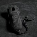 Suede Car Key Cover Compatible with Porsche Panamera, Spyder, Carrera, Macan, Cayman, Cayenne, 911, 970, 981, 991