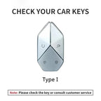 Suede Car Key Cover Compatible with BYD Formula Leopard 5/8, Leopard 5/8