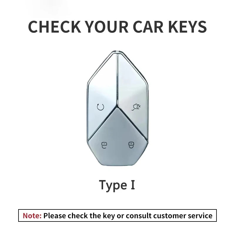 Suede Car Key Cover Compatible with BYD Formula Leopard 5/8, Leopard 5/8