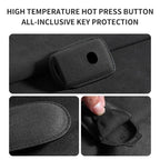 Suede Remote Key Fob Cover Compatible with Mazda 3, 6, Alexa, CX30, CX50, CX60, CX, 3CX4, CX5, CX8, CX9