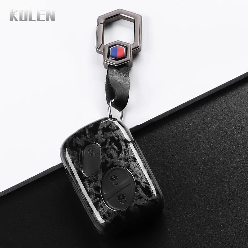 Car Key Cover Compatible with Lexus GS430 ES350 GS350 LX570 IS350 RX350 IS250 – Carbon Fiber Style