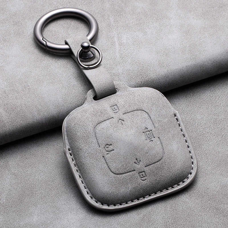 Leather Smart Remote Key Cover Compatible with ZEEKR 7X, 001, 007, 009, 2024, 2025