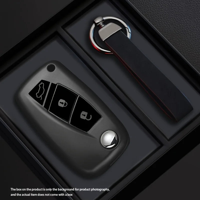 Black Warrior-Style TPU Car Key Fob Cover for Fiat 500, Panda, Idea, Stilo, Ducato, Punto, Grande Punto, Bravo & Doblo
