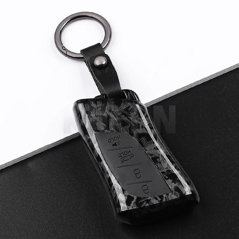 Car Key Cover Compatible with Lexus NX ES UX US RC LX GX IS RX 200 250h 350h LS 450h 260h 300h UX200 – Carbon Fiber Style