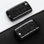 Car Key Cover Compatible with Peugeot 107 207 307 308 407 607 3008 5008; Citroen Xsara Picasso C5 C6 C8 – Carbon Fiber Style