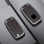 Zinc Alloy Car Key Fob Cover for Volkswagen Polo, Tiguan, Beetle, Caddy & T5; Skoda Octavia; SEAT Leon & Altea