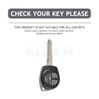 Car Key Cover Compatible with Suzuki SX4 Swift Grand Vitara Ciaz Liana S-Presso Celerio Jimny Jeemny – Carbon Fiber Style