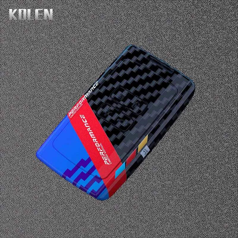 Key Card Cover Compatible with Renault Clio Captur Megane Talisman Espace Zoe Koleos Scenic 4 Arkana; Dacia Sandero – ABS Carbon Fiber Style