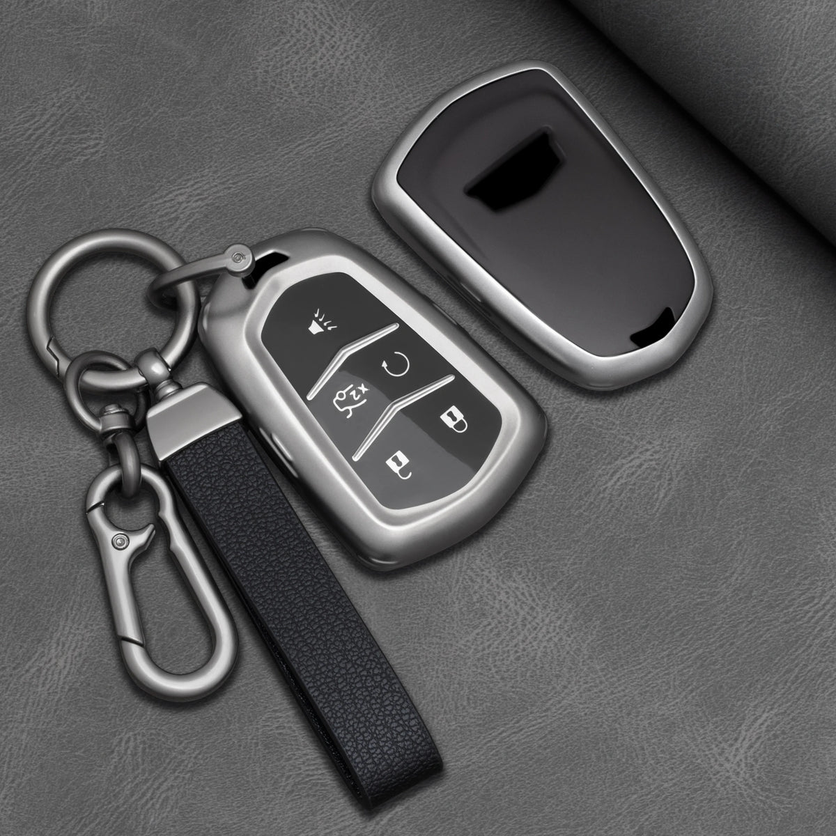 TPU Car Key Fob Cover for Cadillac Escalade, CTS, XTS, ATS, STS, XT4, XT5, CT6 & SRX