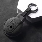 Suede Car Key Fob Cover Compatible with BMW MINI Cooper S, One, JCW, F54, F55, F56, F57, F60, Clubman, Countryman