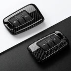 Car Key Cover Compatible with Volkswagen (VW) Passat B8 Magotan; Skoda Superb A7 Kodiaq; SEAT – Carbon Fiber Style
