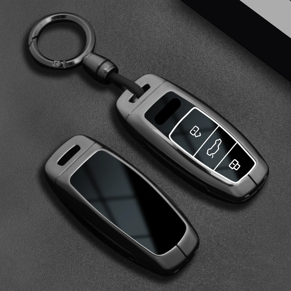 Zinc Alloy Car Key Fob Cover for Audi A5L (2025), A5, A6L, A6 e-tron & Q6L (2026)
