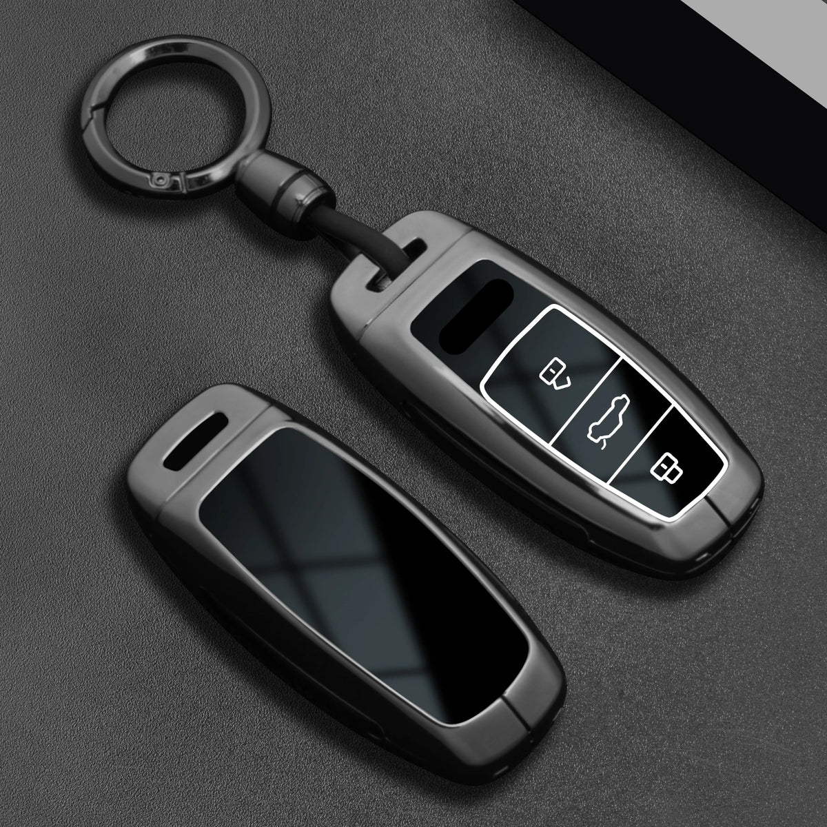 Zinc Alloy Car Key Fob Cover for Audi Q8, RS Q8, A6 C8, S6, RS6, A7, S7, RS7, A3 8Y, A8 D5, RS e-tron GT, Q4 & Q7 – 4N, 4M