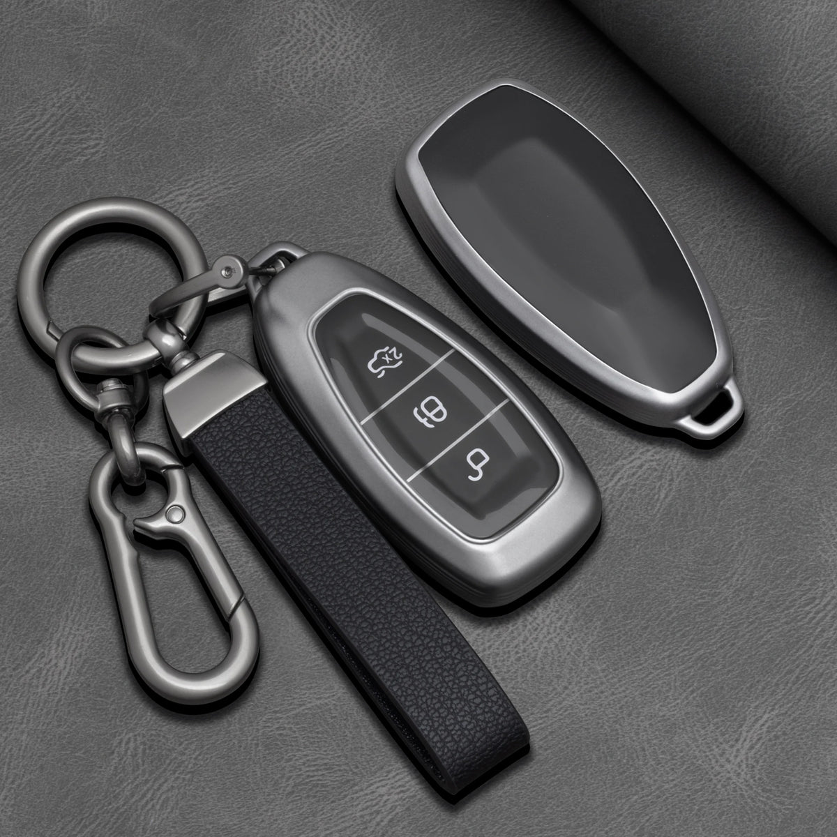 TPU Car Key Fob Cover for Ford Fusion, Mondeo, Mustang, F-150, Explorer & Edge – 2015–2018
