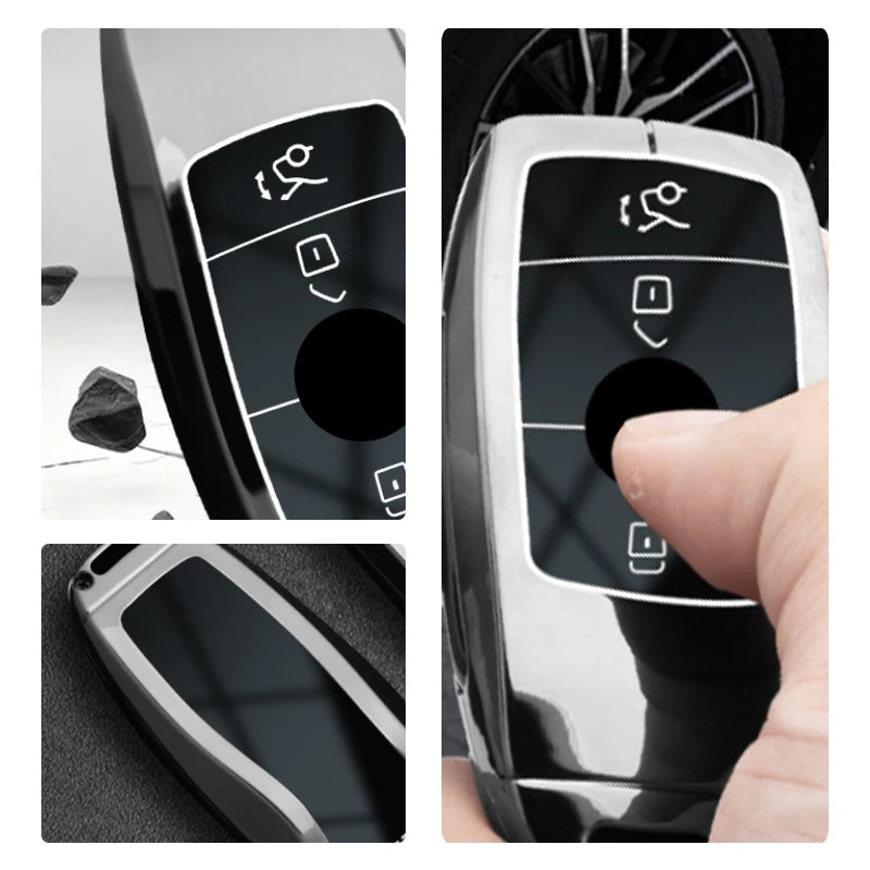 Car Key Fob Cover for Mercedes-Benz A, C, E, S & G-Class, CLA, GLE, GLB, GLS & AMG – W177, W205, W213, X167, W222