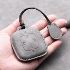 Leather Smart Remote Key Cover Compatible with ZEEKR 7X, 001, 007, 009, 2024, 2025