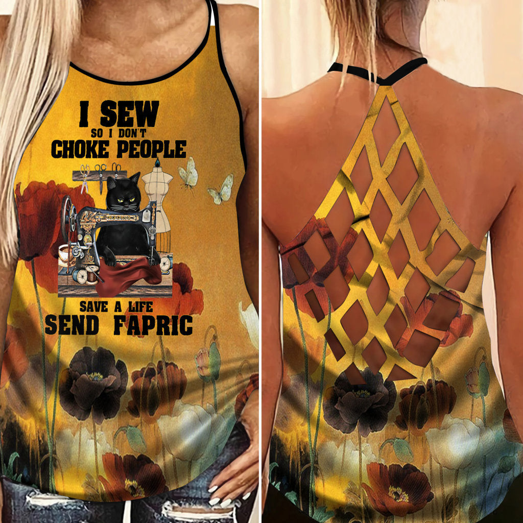 Sewing Is My Life Hollow Tank Top For Summer Outings And Everyday Comfort