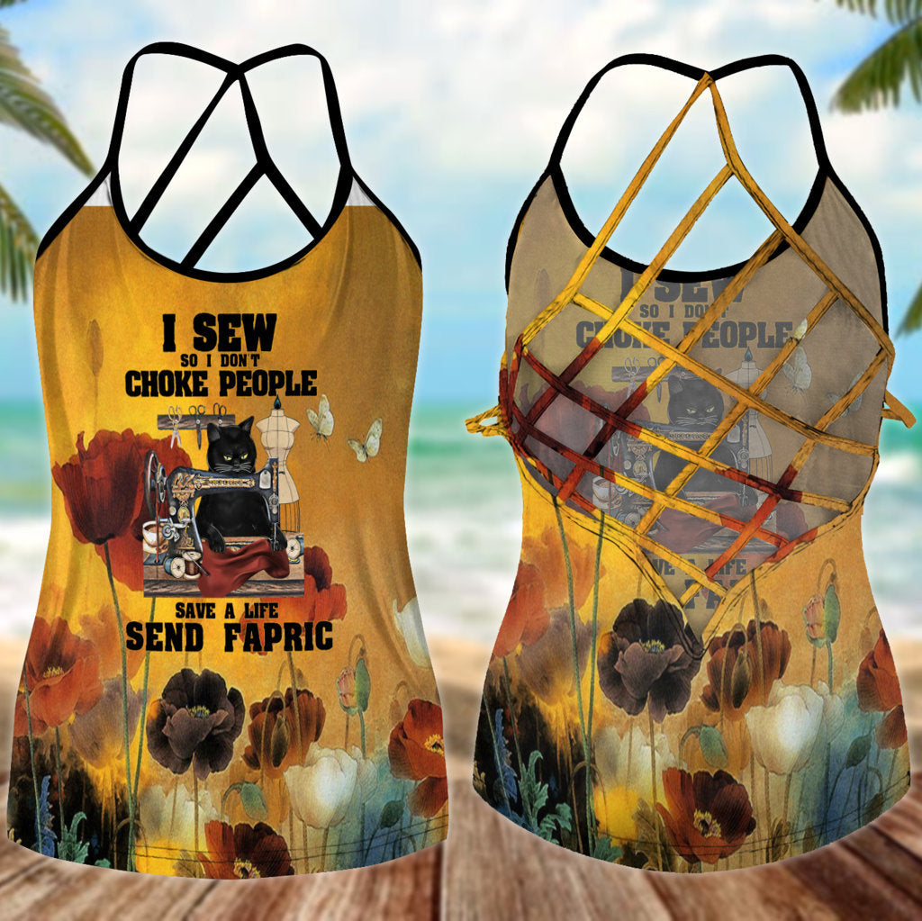Sewing Is My Life Hollow Tank Top For Summer Outings And Everyday Comfort