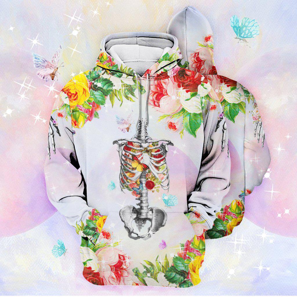 Skull Flowers Soul Hoodie For Bold Streetwear Seasonal Events And Comfortable Layering