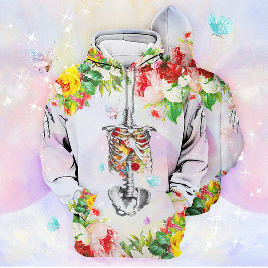 Skull Flowers Soul Hoodie For Bold Streetwear Seasonal Events And Comfortable Layering